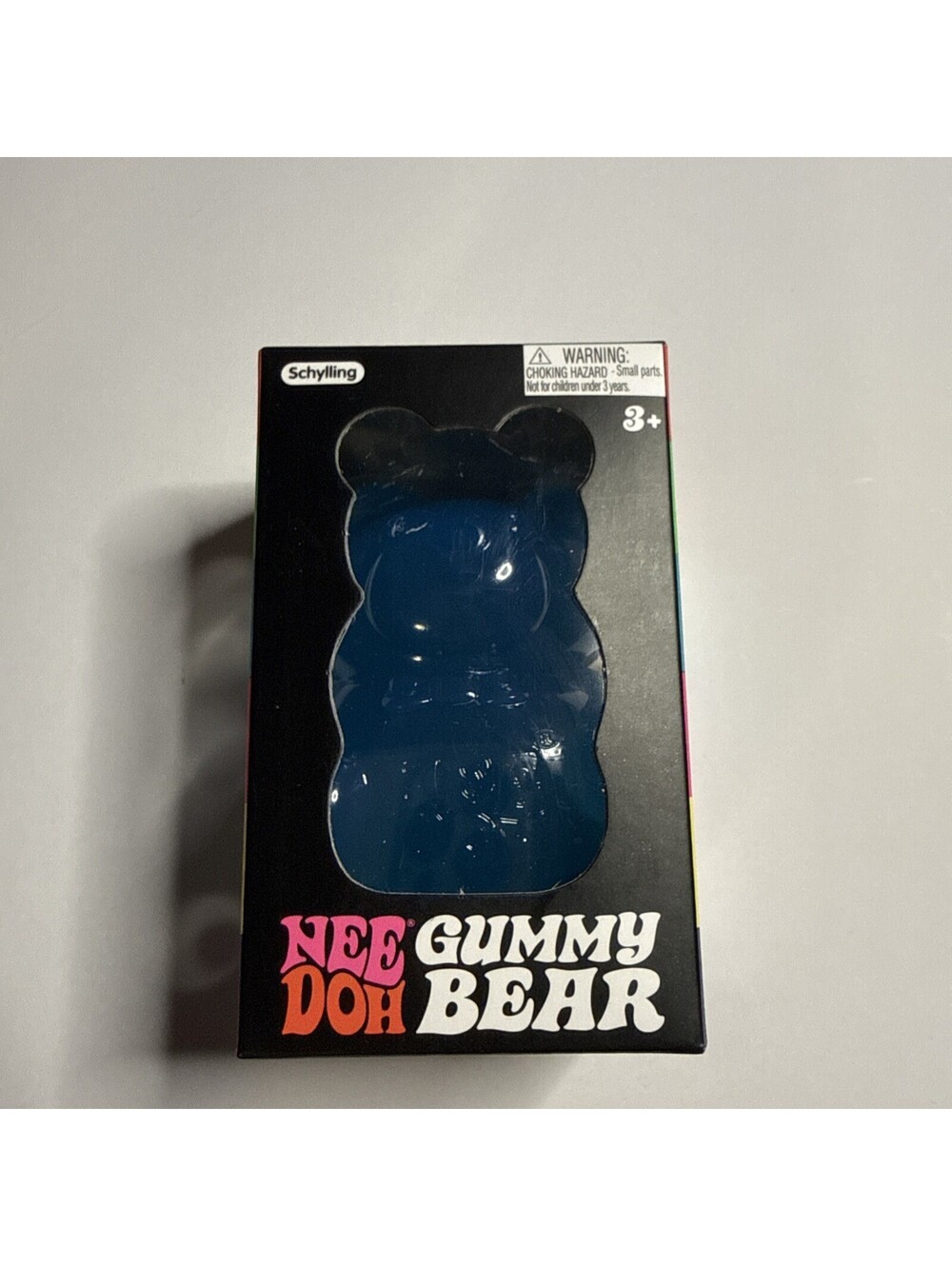 NeeDoh BLUE GUMMY BEAR - Viral Squishy/Fidget Toy, NEW IN BOX AUTHENTIC SENSORY